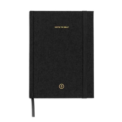 Black Linen Notebook
