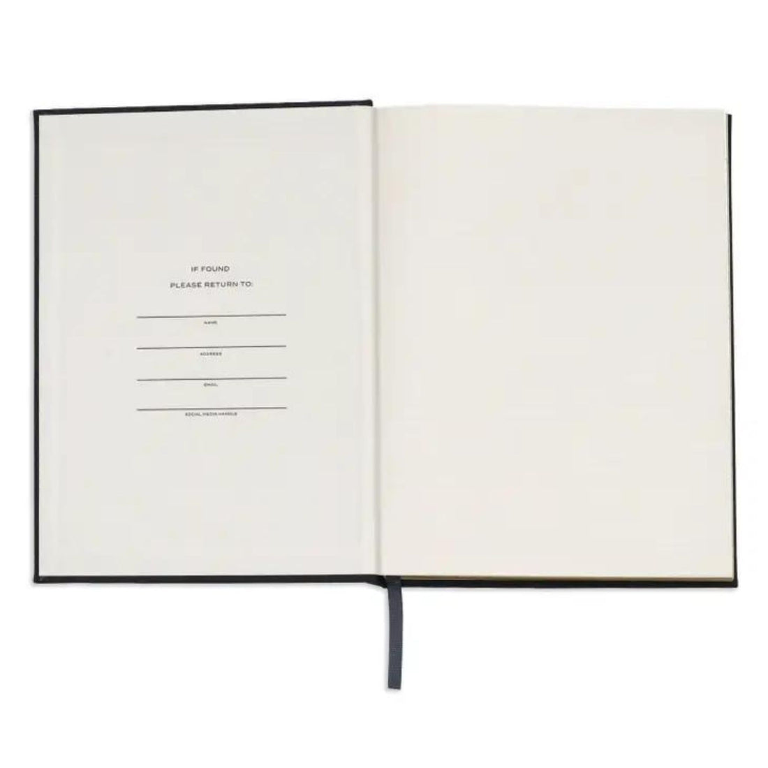 Black Linen Notebook