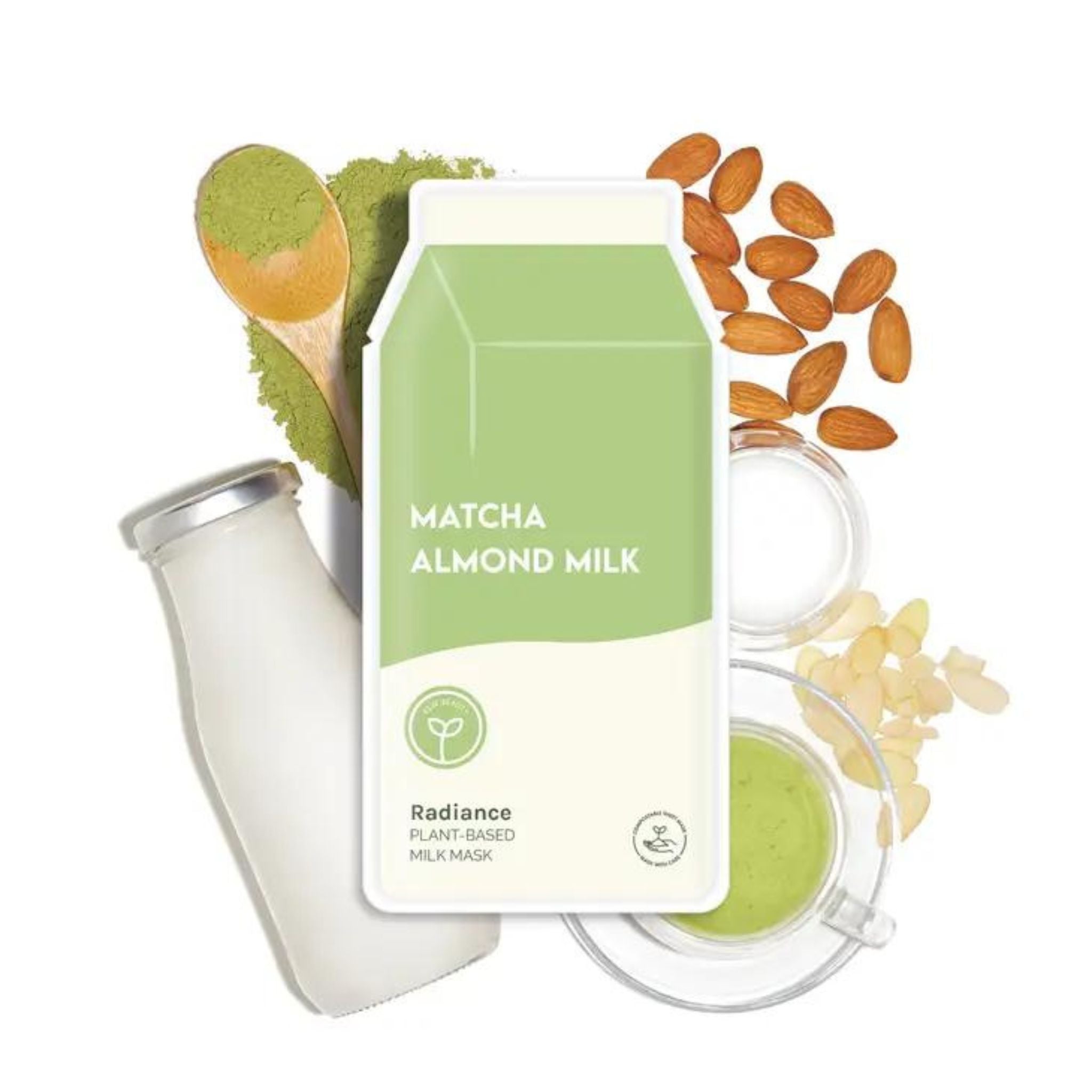 Matcha Almond Milk Sheet Mask
