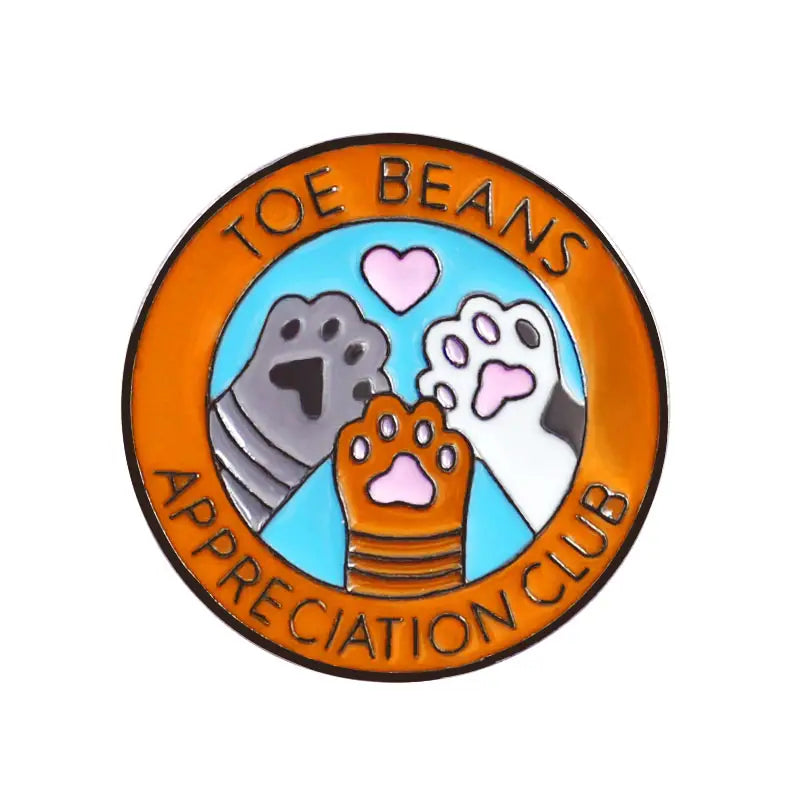 Toe Beans Appreciation Club Pin